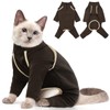 Katzinst Sticky Hair Cat Onesie, Sweater for Cat, Cat Clothes