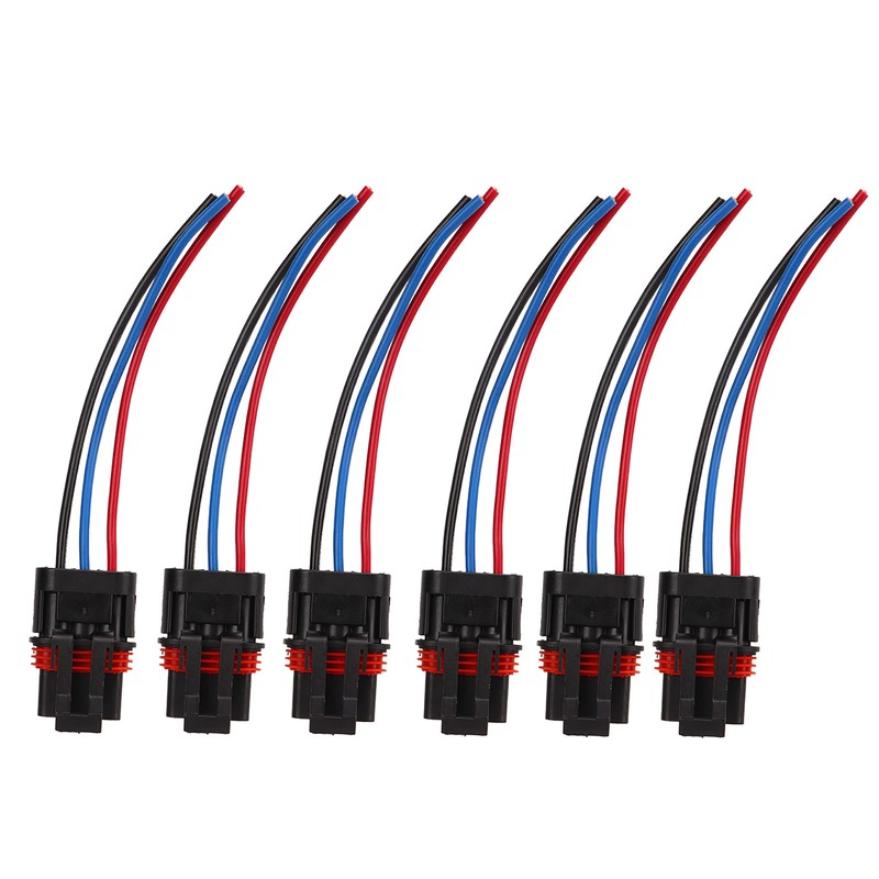 6Pcs Pulse Power Plug Pigtail Connector Harness Replacement for Polaris