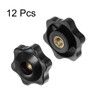 HARFINGTON 12pcs Star Knobs 1/4-20 Female Thread 1.26" (32mm) 6-Point