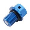 NICECNC Blue M12 x 1.5 Magnetic Oil Drain Plug Bolt