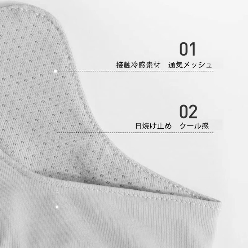 WRELS Face Cover, UV Protection, Sun Protection, Non-woven Fabric Mask,
