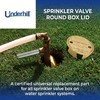 Underhill Sprinkler Valve Round Box Lid, VersaLid 6” to 7”