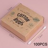 luoshaPUCY Bamboo Cotton Buds (Pack of 100) 100% Plastic-Free Biodegradable