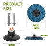 48 Pcs Flap Discs 2 Inch, 80 Grit Die Grinder