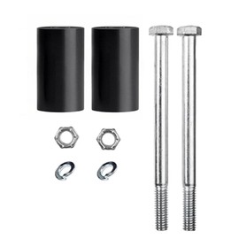 2" Rise Handlebar Risers Extension Compatible with Harley Davidson 1-1/4'' Handlebars Black Motorcycle Spacers Universal Motorcycle Accessories