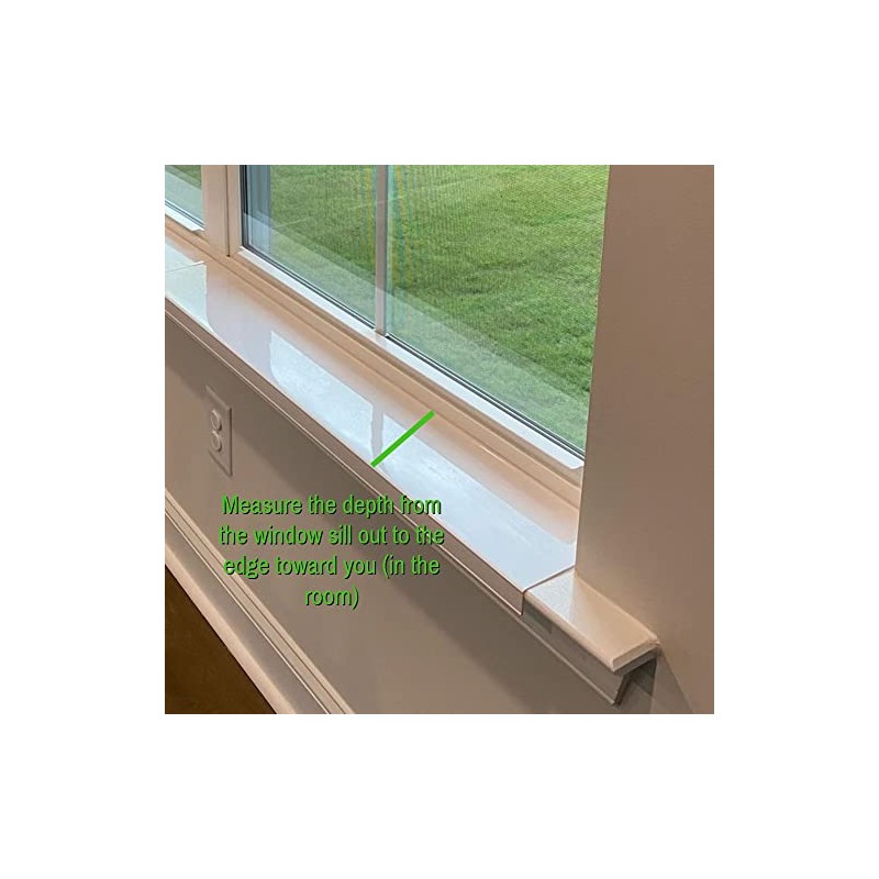 35.5 Inch Long x 4.25 Inch Deep Transparent (Clear) Window