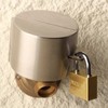 Outdoor Faucet Spigot Lock with Metallic Stainless Steel Gate Valve