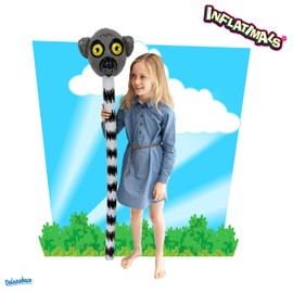 Inflatimals - Lemur from Deluxebase. Giant Inflatable Animal Blow Up Toy. Perfect inflatable party gifts or party decorations for kids