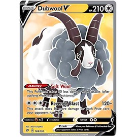 Pokémon Dubwool V - 188/192 - Full Art Ultra Rare Trading Card