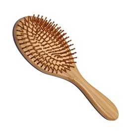 Cepillo De Bambú Cepillo Madera Natural Biodegradable Cepillo para el Cabello Hecho de Bambú - Cepillo de Madera para todo tipo de Cabello y Pelo - Cerdas Naturales - Cepillo Desenredante - Para Masaje