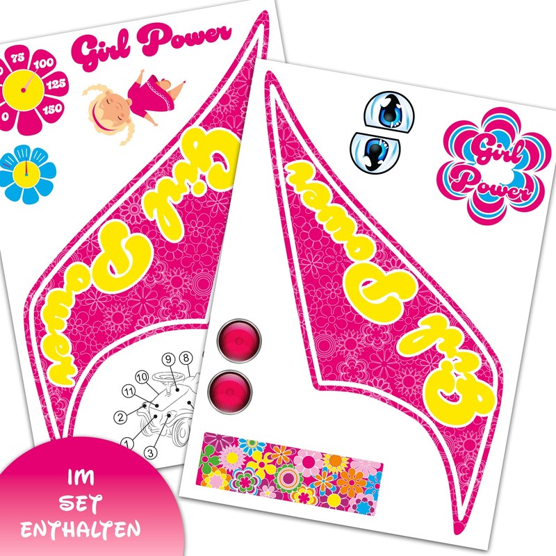 Finest Folia Sticker Set Compatible with Big Bobby Car Classic