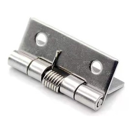 Self-Opening Spring Hinges Stainless Steel 304 Self-Closing Spring Door Hinges Automatic Closing Hinges for Invisible Doors Closing Spring Hinges (1.5 Inch-4 Pieces)