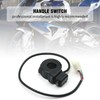UOIENRT 7/8"22MM Handlebar Switch, Black Handlebar Switch Horn, Plastic Electronic