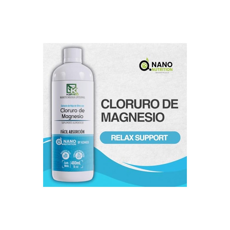Cloruro de Magnesio | Suplemento de Alta Absorción 480ml |