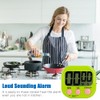 Digital Kitchen Timer Magnetic Backing Stand, Timers for Baking, Kitchen,