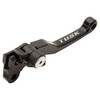 TUSK Folding Lever Set Black for Kawasaki KX112 2022-2025