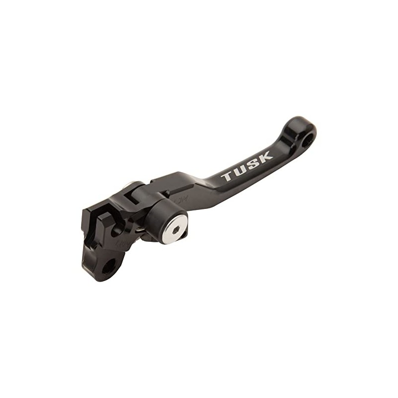 TUSK Folding Lever Set Black for Kawasaki KX112 2022-2025