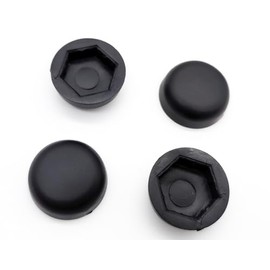 Wheelchair hub caps, Wheelchair Wheel Covers,Dust-Proof and Anti-Rust Cover,Compatible with Most 9Rib Rear Wheel wheelchairs, Transport Chair.STDS4S3603, STDS3J2421, Replacement Parts, (4ea, Black)