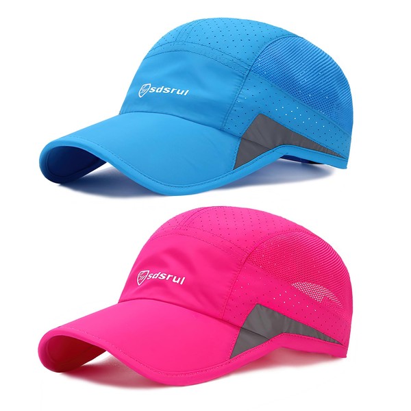 AYPOW Baseball Cap Women Men 2 Pieces Breathable Sports Thin