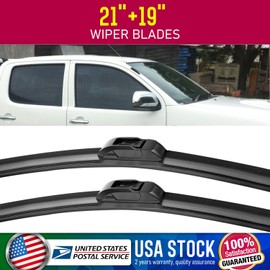 East Forest 21"+19" U/J Hook Wiper Windshield Rain Blade For 2008 Toyota Matrix/XR/XRS 1.8L