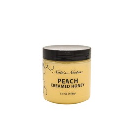 Nate's Nectars Creamed Honey Spreads, 5.5oz (1 Jar, Peach)