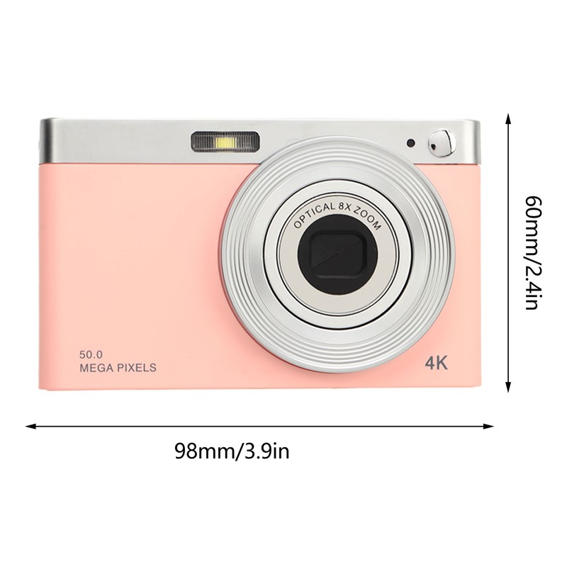 4K Digital Camera for Teens 2.88 Inch HD IPS Screen