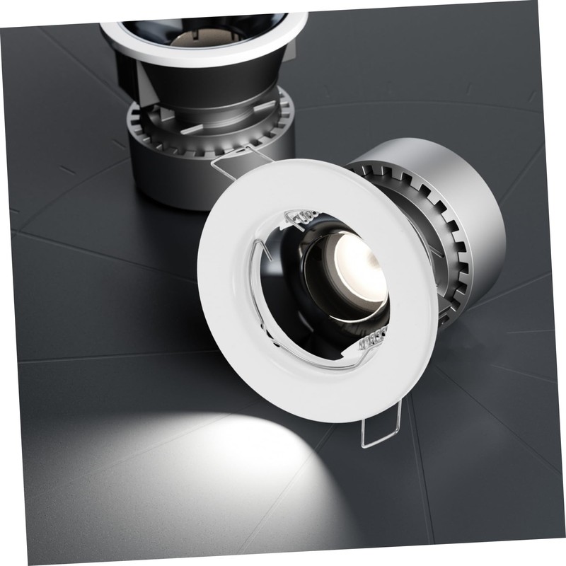 SHINEOFI Space-Saving Light Fitting 3pcs Mr16/gu10 Spotlight Fixtures Iron Trim