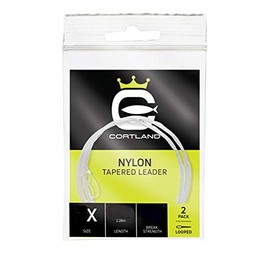 Cortland Line CORTLAND Nylon Tapered Leaders (9FT/3X - 8.6 LB)