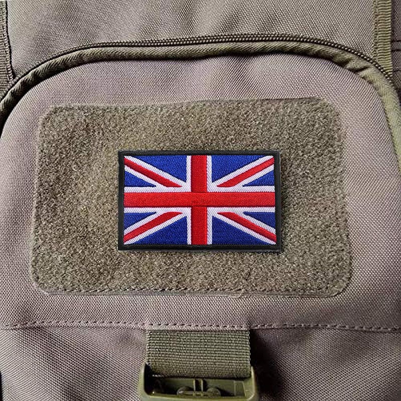 2 PCS Union Jack Patch, Union Jack Badge, United Kingdom