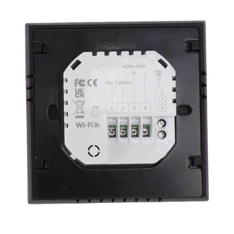 Smart Thermostat PC ABS 95‑240V AC Wifi Thermostat with Variable