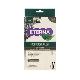 ETERNA Ecological Gloves, Gloves for Kitchen and Household Cleaning, Excelent Grip, Eco-Friendly, 100% Natural, Size M, 1.90 Oz