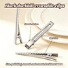 Hair Clips for Men Men's Hair Clip 10pk Silver Non
