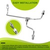 Mofun 66.75" Stainless Steel Hydraulic Front Brake Line Kit Non-ABS