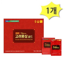Jirisan Macheon Nonghyup 6-Year-Old Goryeo Red Ginseng Gold 70ml x 60 Pouches x 1 Box Red Ginseng Gift