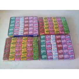 CANELS Canel's  Chewing Gum 2-Fruit & 2-Oroginal Flavor 4x60 MEXICAN CANDY