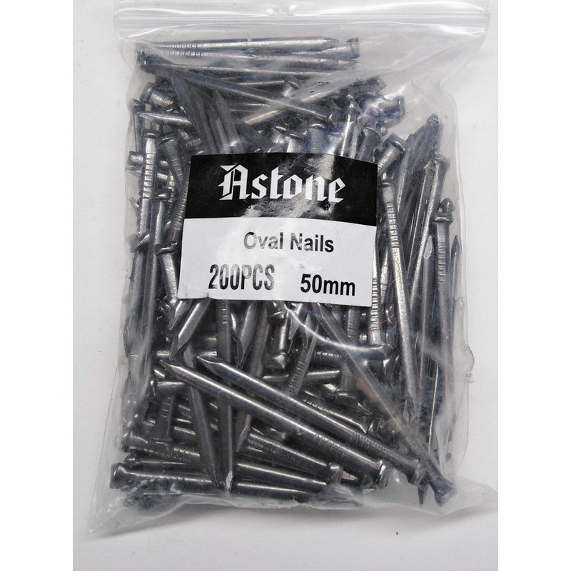 Astone Oval Headed Steel Nails (200, 50mm)