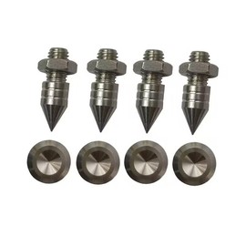 HiFi Audio M8 Speaker Spikes Amplifier Rack Stand Feet Pad Brass Audio Tripod Isolation Nails Stand Peak Shock Absorber 4set/lot