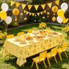 4 Pack Bee Tablecloth Happy Bee Day Table Cover Rectangle