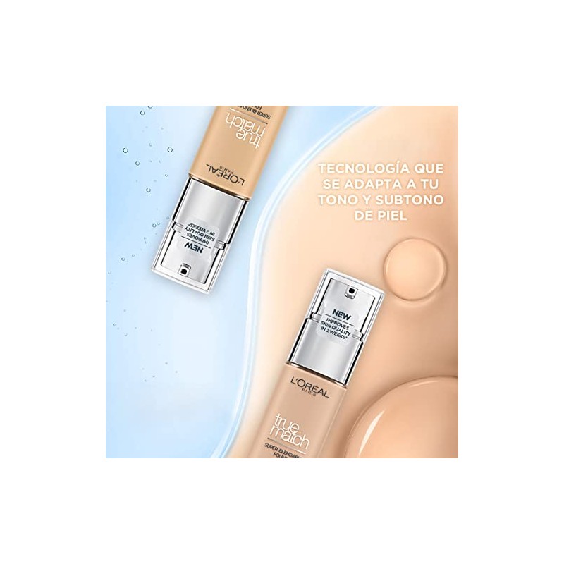 L'Oreal Paris Base de Maquillaje True Match, Tono 2.D/2.W Amande