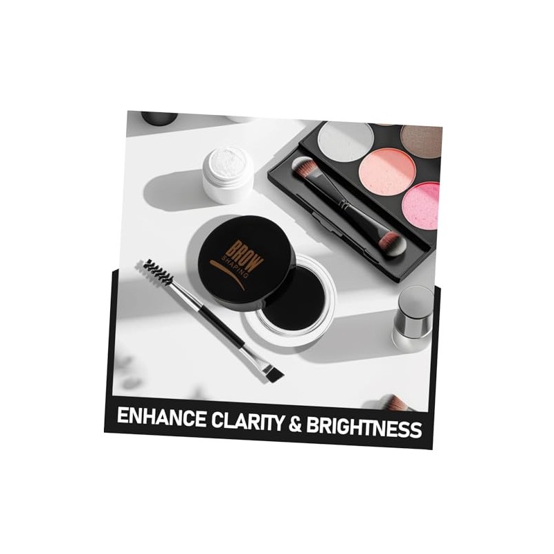 Gel de Agua Cepillo Resistente con Negro Plástico para Cejas