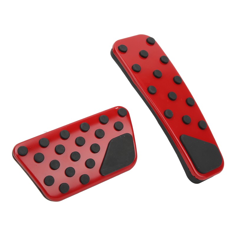 2PCS Accelerator Brake Pedals Anti Slip Foot Rest Plate Replacement