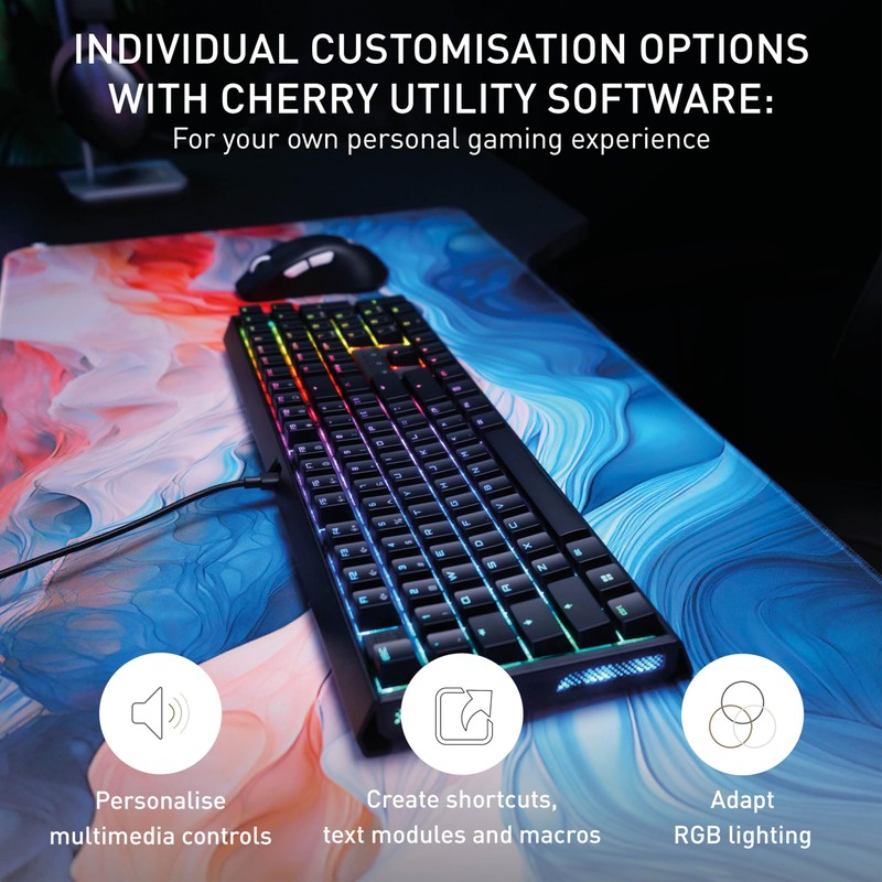 CHERRY XTRFY MX 3.1 Mechanical Wired Gaming Keyboard | New