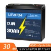 Litime 12V 30Ah LiFePO4 Lithium Battery 30A BMS Deep Cycles