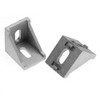 Akozon L Shape Right Angle Corner Bracket, 25pcs 4040 Aluminum