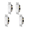Kcmytoner 3 Way Light Switch, 15A 120-277V Rocker Paddle, Single