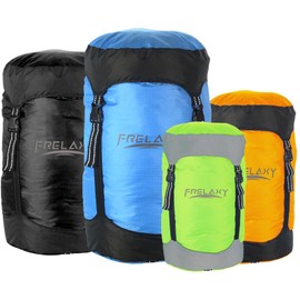 Frelaxy Compression Sack, 60% More Storage Space! 11L/18L/30L/43L/49L Waterproof & Ultralight Storage Bag for Sleeping Bag - Space Saving Equipment for Camping, Hiking, Travel (Blue, M)