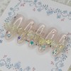 Aurora Ribbon Handmade Nail Tips - Lipstick / 오로라 리본