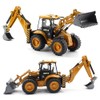 fisca Die-cast excavator backhoe loader front loader truck 1/50 metal