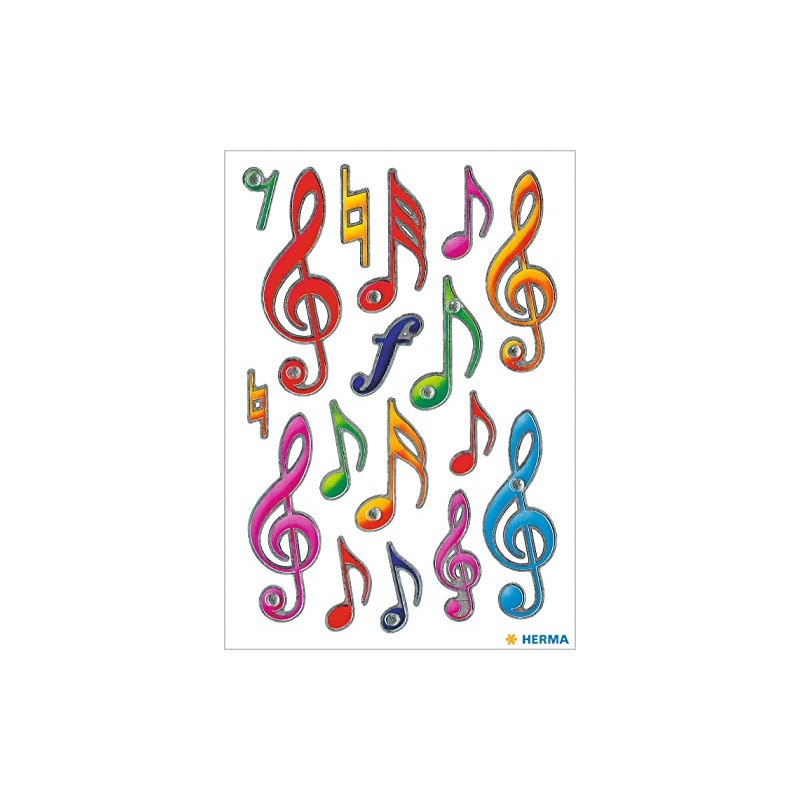 Sticker Herma Magic Music Clef Jewel PG/1Blqqq