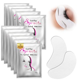 50 Pairs of Eyelash Pads, Eyelash Extension Pads, Gel Patches for Eyelash Extensions, High-Quality Eyelash Pads, Eyelash Pads for Lash Extensions and Colour Application, for Salons and Home Use